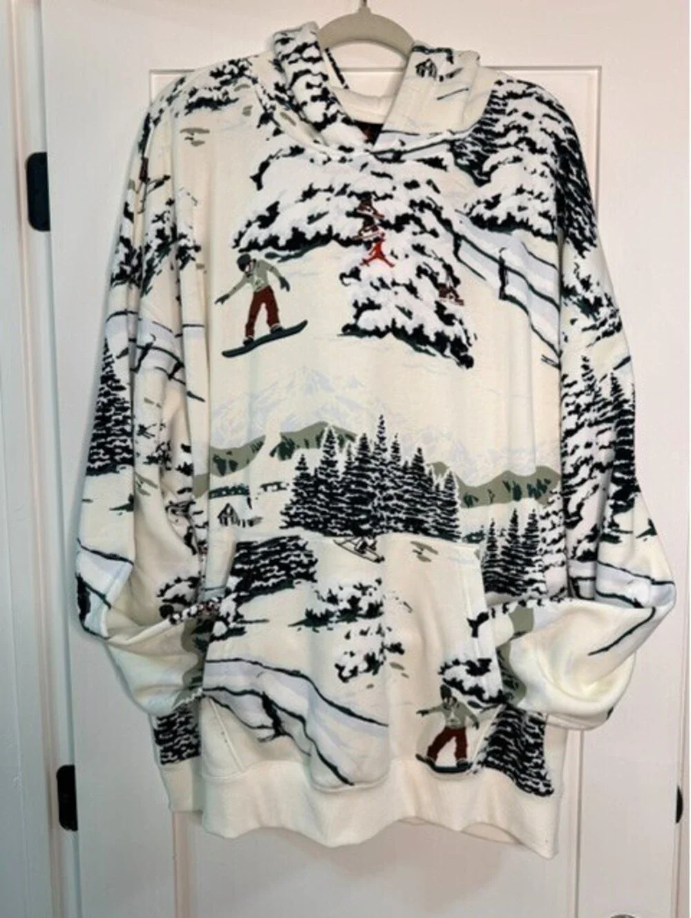 Jordan Flight Fleece Hoodie Men's 3XL Tall Winter Ski Graphic Oversized NWT